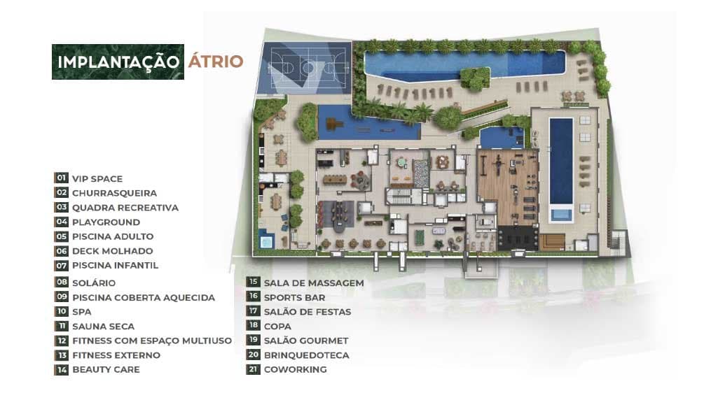 Implantação do empreendimento Legend por Dubai